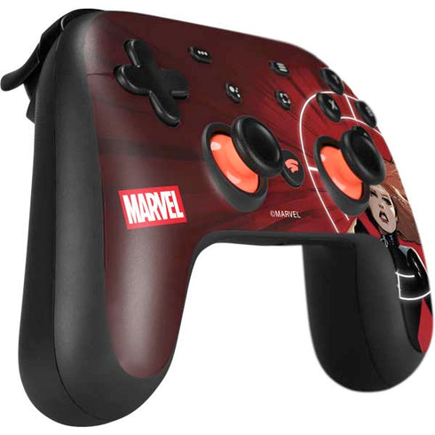 Marvel Black Widow Widowmaker Google Stadia Controller Skin